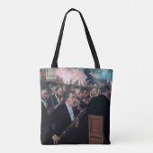 Edgar Degas - Orchestra in de Opera Tote Bag (Achterkant)