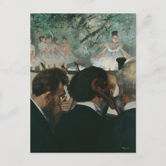 Edgar Degas | Orchestra Musicians Briefkaart (Voorkant)