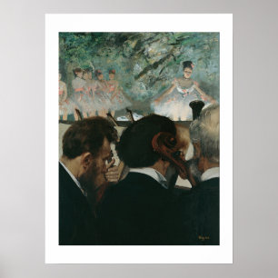 Edgar Degas   Orchestra Musicians Poster