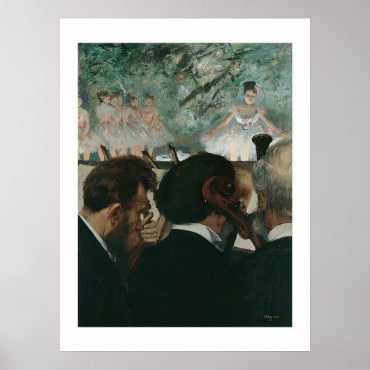 Edgar Degas | Orchestra Musicians Poster (Voorkant)