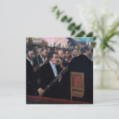 Edgar Degas - Orkest bij de Opera Bedankkaart (Staand voorkant)