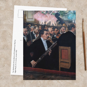 Edgar Degas - Orkest bij de Opera Briefkaart