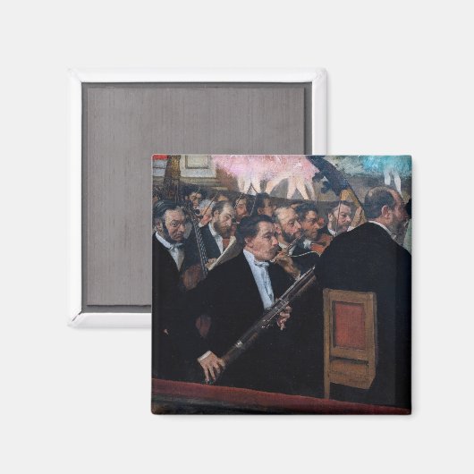 Edgar Degas - Orkest bij de Opera Magneet (Voorkant / Achterkant)