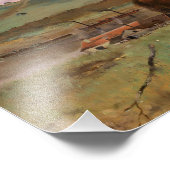 Edgar Degas - Paarden in een weide Foto Afdruk (Hoek)