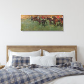Edgar Degas - paardenrace voor de start Canvas Afdruk (Insitu (Slaapkamer))