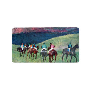 Edgar Degas - Paardenrennen - De opleiding Etiket