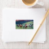 Edgar Degas - Paardenrennen - De training Etiket (Insitu)