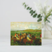 Edgar Degas Paardrijden Briefkaart (Staand voorkant)