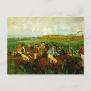 Edgar Degas Paardrijden Briefkaart