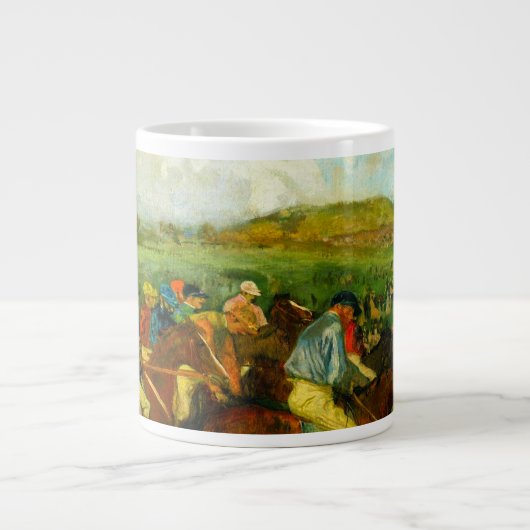 Edgar Degas Paardrijden Grote Koffiekop (Voorkant)