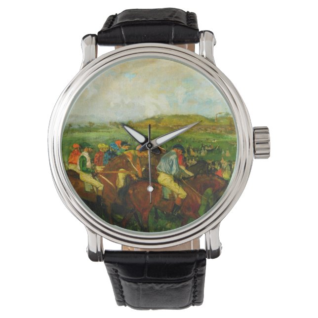 Edgar Degas Paardrijden Horloge (Voorkant)