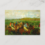 Edgar Degas Paardrijden Informatiekaartje (Voorkant)