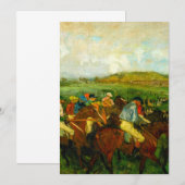 Edgar Degas Paardrijden Kaart (Voorkant / Achterkant)