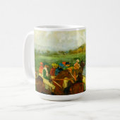 Edgar Degas Paardrijden Koffiemok (Voorkant links)