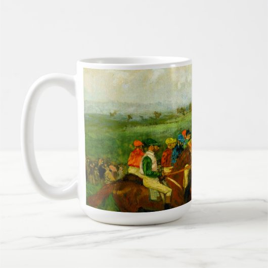 Edgar Degas Paardrijden Koffiemok (Links)