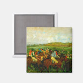 Edgar Degas Paardrijden Magneet (Voorkant / Achterkant)