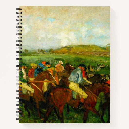 Edgar Degas Paardrijden Notitieboek (Voorkant)