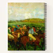 Edgar Degas Paardrijden Notitieboek (Achterkant)