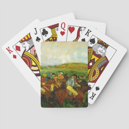Edgar Degas Paardrijden Pokerkaarten (Achterkant)