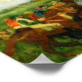 Edgar Degas Paardrijden Poster (Hoek)