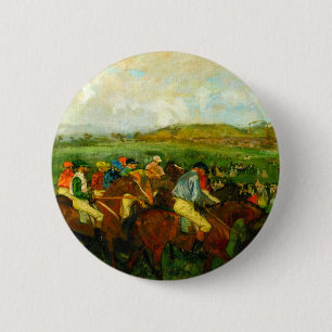 Edgar Degas Paardrijden Ronde Button 5,7 Cm