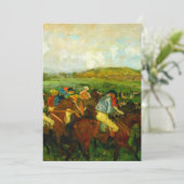 Edgar Degas Paardrijden Save The Date (Staand voorkant)