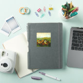 Edgar Degas Paardrijden Sticker (iPad Cover)