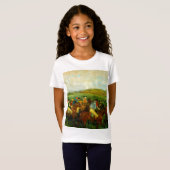 Edgar Degas Paardrijden T-shirt (Voorkant volledig)