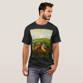 Edgar Degas Paardrijden T-shirt (Voorkant volledig)