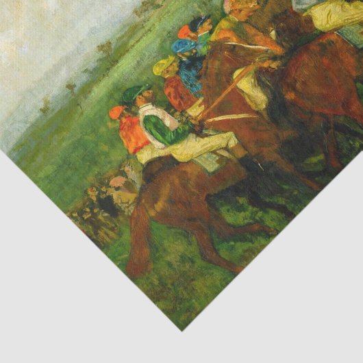 Edgar Degas Paardrijden Tissuepapier (Detail)