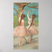 Edgar Degas Pink Dancer Poster (Voorkant)