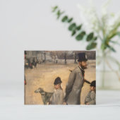 Edgar Degas | Place de la Concorde, 1875 Briefkaart (Staand voorkant)