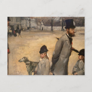 Edgar Degas   Place de la Concorde, 1875 Briefkaart