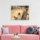 Edgar Degas | Place de la Concorde, 1875 Canvas Afdruk (Insitu (Woonkamer))