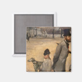 Edgar Degas | Place de la Concorde, 1875 Magneet (Voorkant / Achterkant)