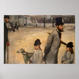 Edgar Degas   Place de la Concorde, 1875 Poster