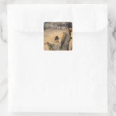 Edgar Degas | Place de la Concorde, 1875 Vierkante Sticker (Tas)