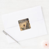 Edgar Degas | Place de la Concorde, 1875 Vierkante Sticker (Envelop)