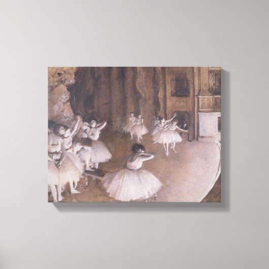Edgar Degas | Plechtige zitting 1874 Canvas Afdruk (Voorkant)