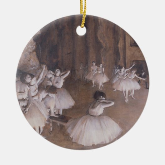 Edgar Degas | Plechtige zitting 1874 Keramisch Ornament (Voorkant)