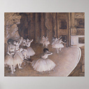 Edgar Degas   Plechtige zitting 1874 Poster