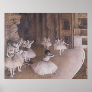 Edgar Degas Plechtige zitting 1874 Poster