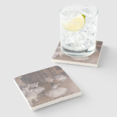 Edgar Degas | Plechtige zitting 1874 Stenen Onderzetter (Zijkant)