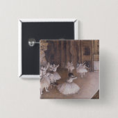 Edgar Degas | Plechtige zitting 1874 Vierkante Button 5,1 Cm (Voorkant /achterkant)