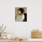 Edgar Degas Portrait of a Young Woman Poster (Keuken)