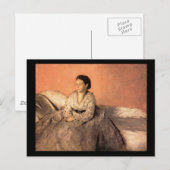 Edgar Degas Portrait of Estelle Musson de Gas Briefkaart (Voorkant / Achterkant)