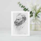 Edgar Degas | Portret van Edouard Manet Briefkaart (Staand voorkant)