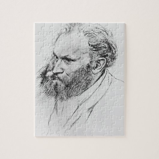 Edgar Degas | Portret van Edouard Manet Legpuzzel (Verticaal)