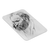 Edgar Degas | Portret van Edouard Manet Magneet (Rechterzijde)