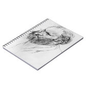 Edgar Degas | Portret van Edouard Manet  Notitieboek (Linkerzijde)